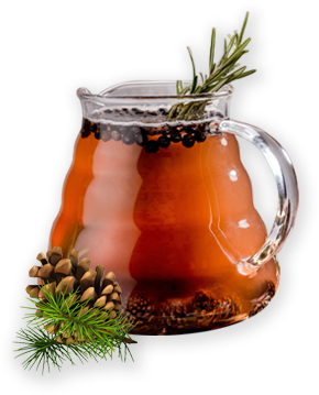 С ЕЛОВЫМИ ШИШКАМИ
